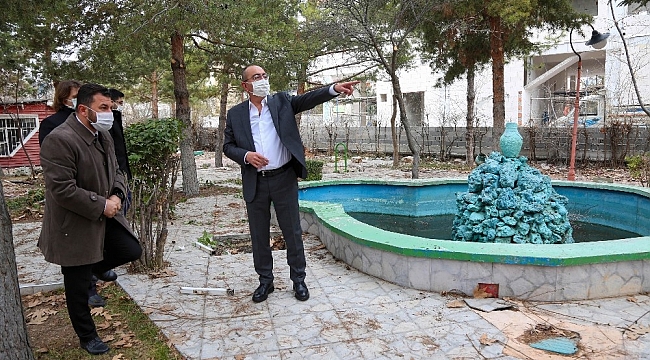 Meram Belediyesi parklardaki revizyon çalışmalarını sürdürüyor