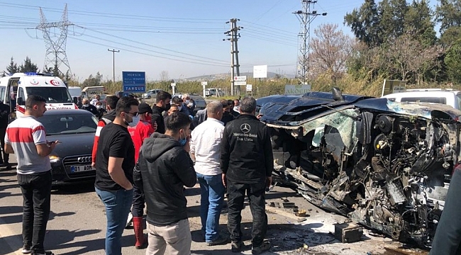 Mersin'de zincirleme kaza: 4 yaralı