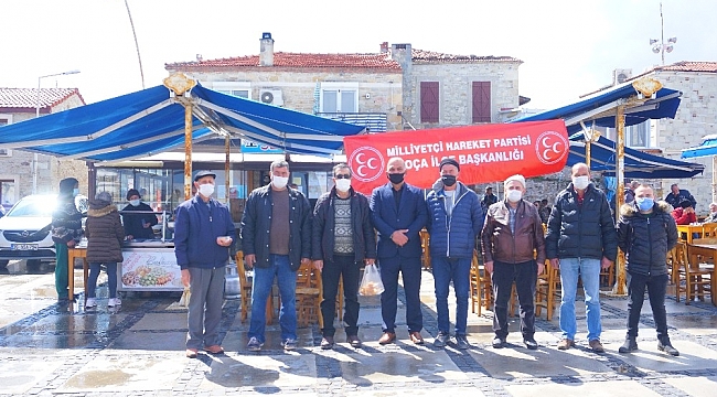 MHP Foça teşkilatından şehitler anısına lokma hayrı