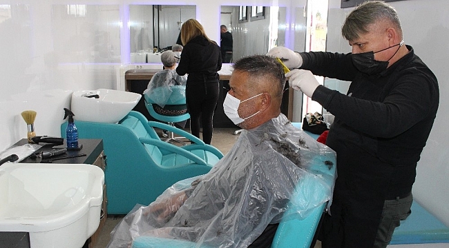 Mobil Kuaför tırı Korkuteli ve Elmalı'da
