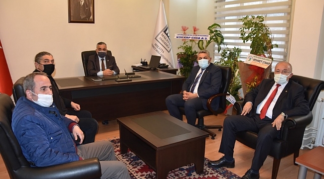 MTSO Başkanı Sadıkoğlu'ndan Böke'ye hayırlı olsun ziyareti