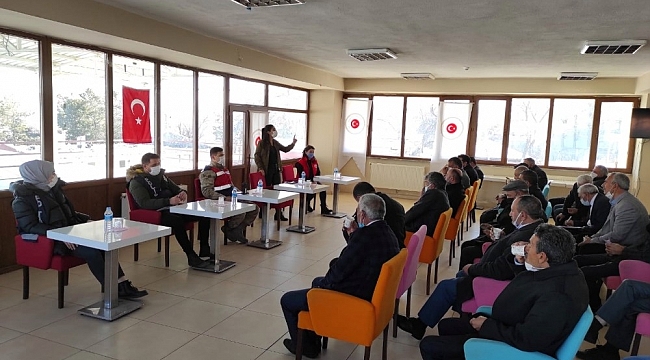 Muhtarlara aile içi şiddet bilgilendirilmesi yapıldı
