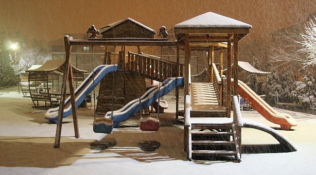 Nevşehir beyaza büründü