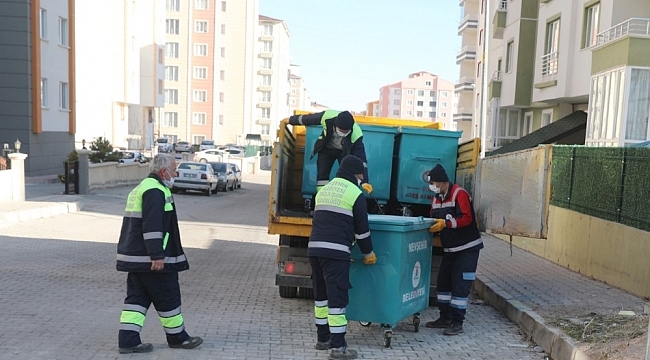 Nevşehir'de 300 çöp konteynerinin dağıtımı tamamlandı