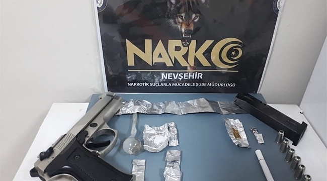 Nevşehir'de uyuşturucu ticareti yapan 1 kişi tutuklandı