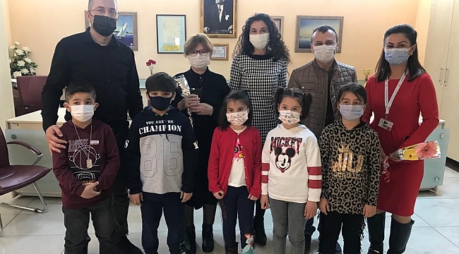 Öğrencilerden sağlık çalışanlarına mektup