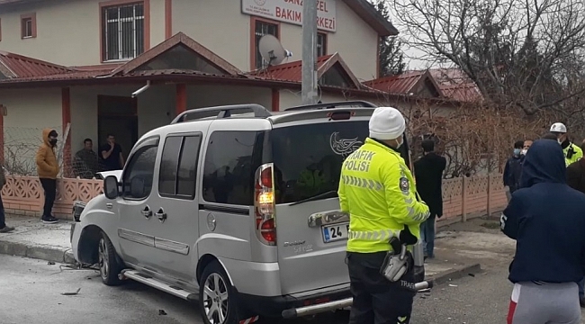 Ölümden kıl payı kurtuluş güvenlik kamerasına yansıdı
