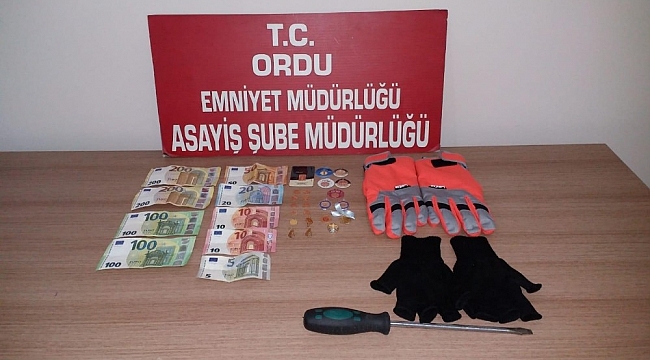 Ordu'da ziynet eşyaları çalan hırsızlar yakalandı