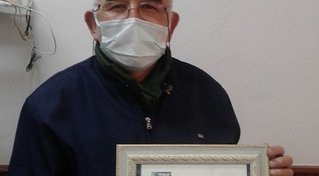 Örnek çaycıya Yeşilay'dan takdir