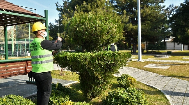 Park ve bahçelere makyaj