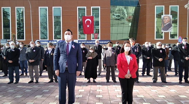 Pazaryeri'nde 18 Mart Şehitleri Anma Günü ve Çanakkale Deniz Zaferi kutlaması