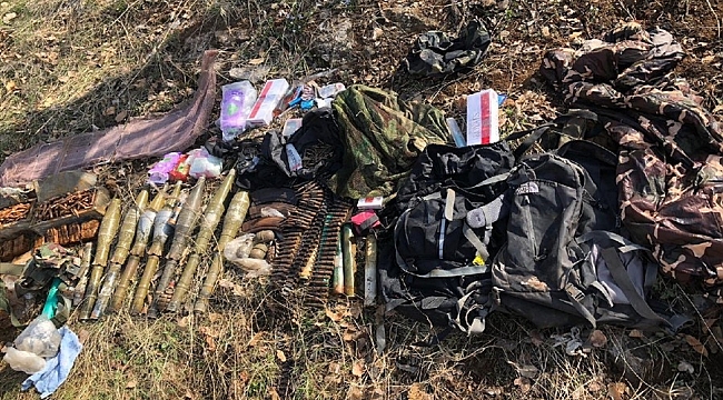 Pençe-Kaplan operasyonunda çok sayıda yeni silah ve mühimmat ele geçirildi