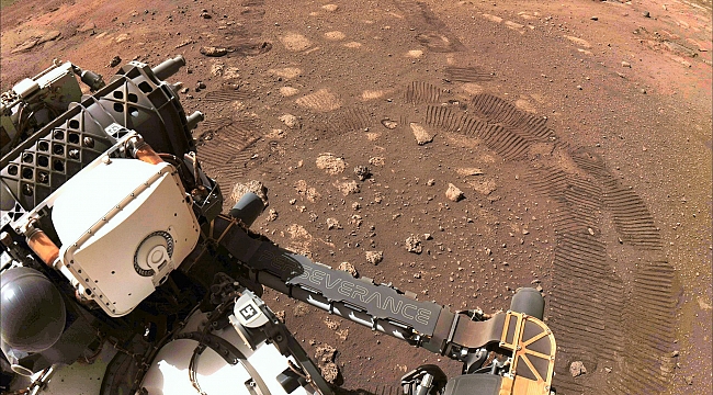 Perseverance'den Mars'ta ilk test sürüşü