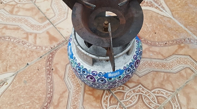 Piknik tüpü alev aldı: 1 yaralı