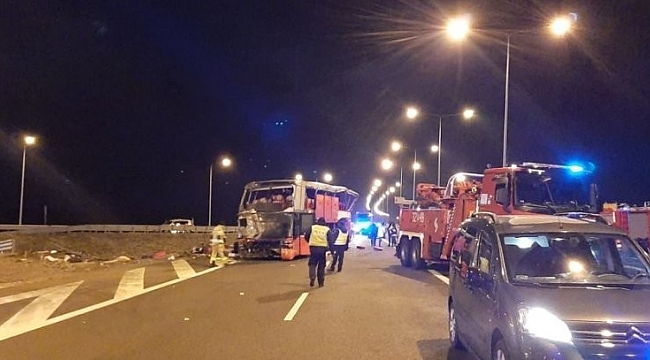 Polonya'da yolcu otobüsü kaza yaptı: 6 ölü, 41 yaralı