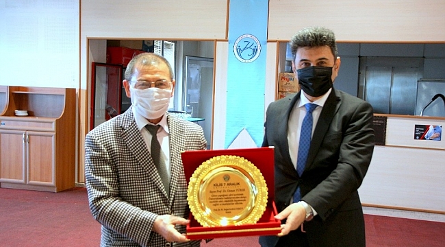 Prof. Dr. Osman Türer üniversiteye veda etti