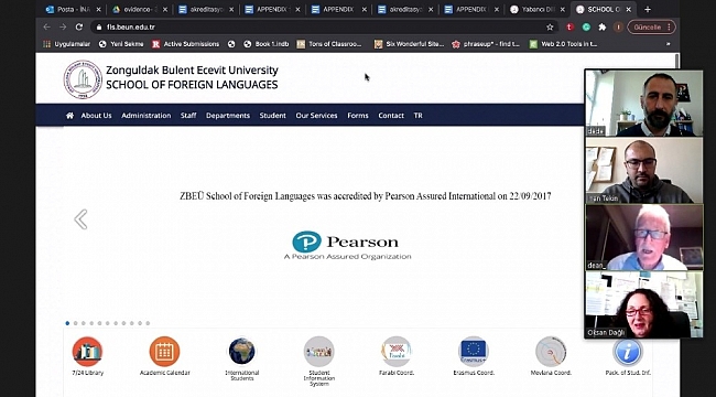 "Pearson Assured International" 4. yıllık ziyareti online gerçekleştirildi