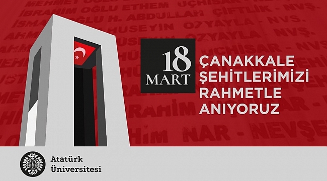 Rektör Çomaklı; "Çanakkale Zaferinin yıl dönümü kutlu olsun"