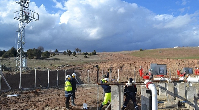Reşadiye'de doğalgaz heyecanı