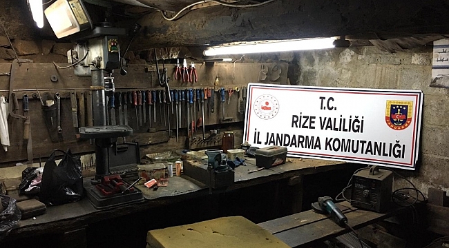 Rize'de kaçak silah operasyonu