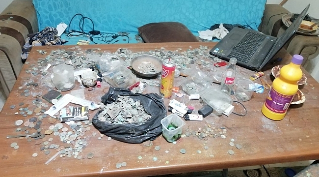 Samandağ'da tarihi eser operasyonu