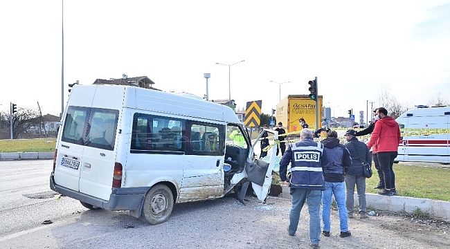 Samsun-Ordu karayolunda dehşet anları