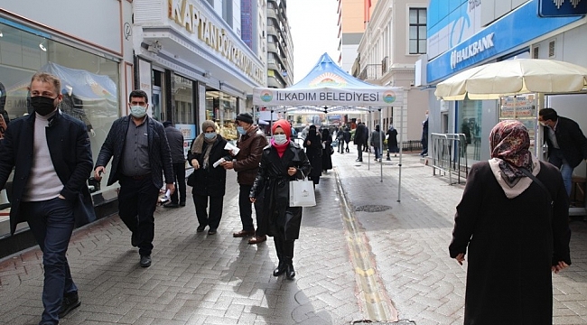 Samsun'da ana caddelere hijyen noktaları