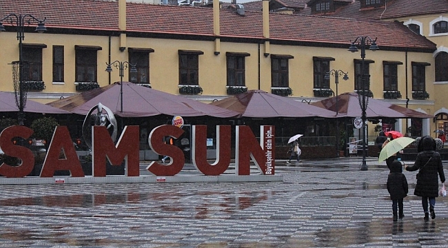 Samsun'da sağanak