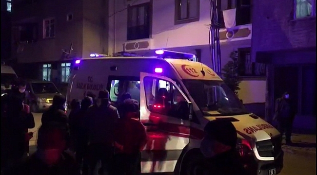 Sancaktepe'de apartmanda çıkan yangında 3 kişi dumandan etkilendi