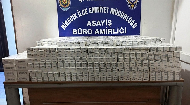 Şanlıurfa'da 3 bin 350 paket kaçak sigara ele geçirildi