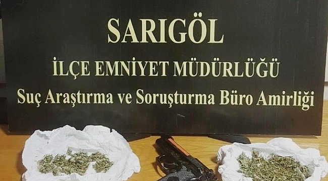 Sarıgöl'de uyuşturucu operasyonu