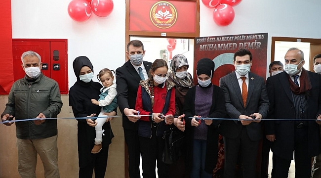 Şehidin ismi kütüphanede yaşatılacak