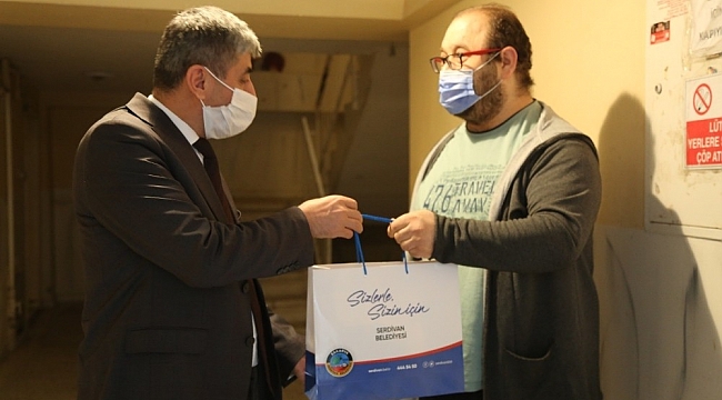 Şehit aileleri unutulmadı