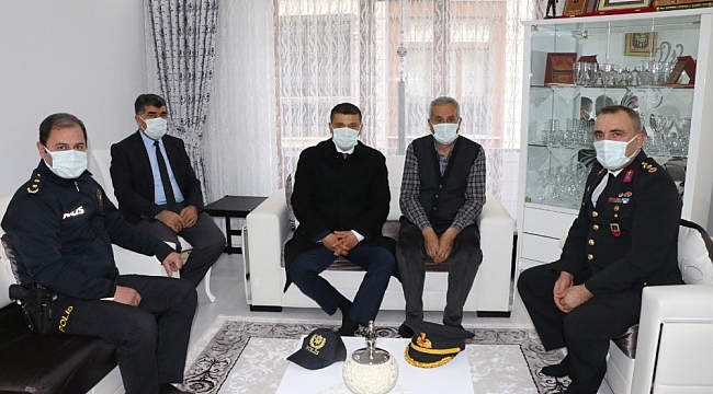 Şehit ailesi unutulmadı