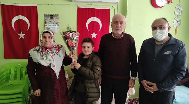 Şehit anneleri ve eşlerinin 8 Mart kadınlar günü kutlandı