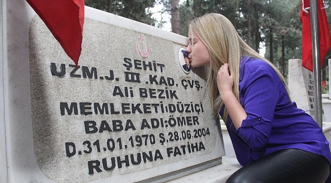 Şehit kızından duygulandıran mesaj