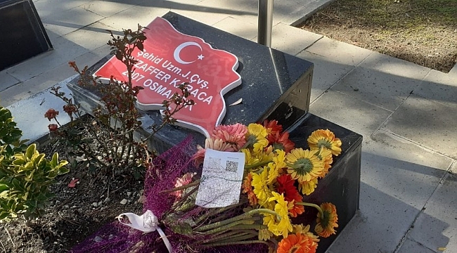Şehit mezarında duygulandıran doğum günü mesajı: "Seni çok seviyorum koca çınarım"