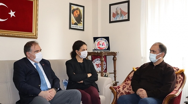 Şehit öğretmen Aybüke Yalçın'ın ailesine ziyaret