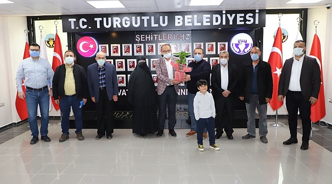 Şehit yakınlarından Başkan Akın'a teşekkür