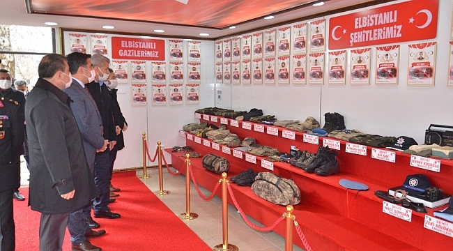Şehitlerin emanetleri müzede sergileniyor