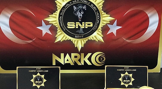 Siirt'te şüphe üzerine durdurulan araçtan uyuşturucu madde çıktı