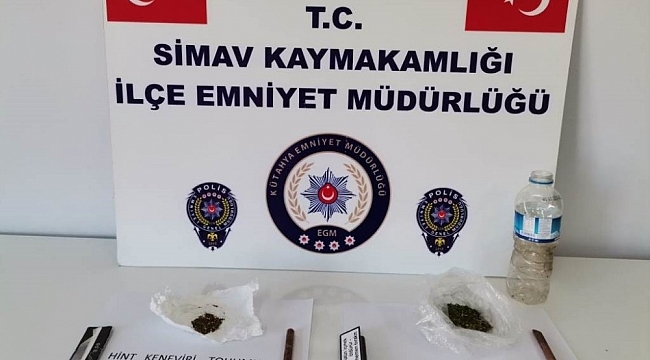 Simav'da uyuşturucu operasyonu