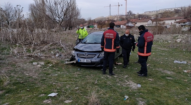 Sincan'da trafik kazası: 1 yaralı