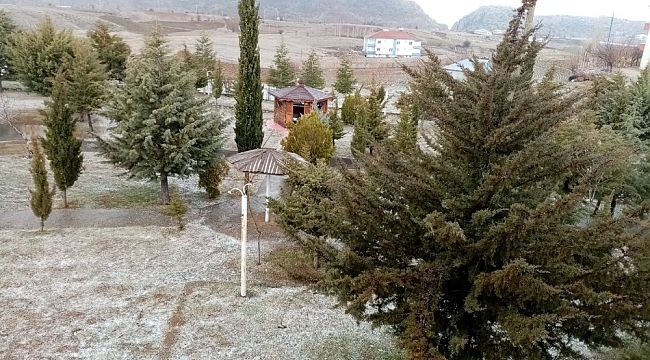 Sincik'te dolu yağışı
