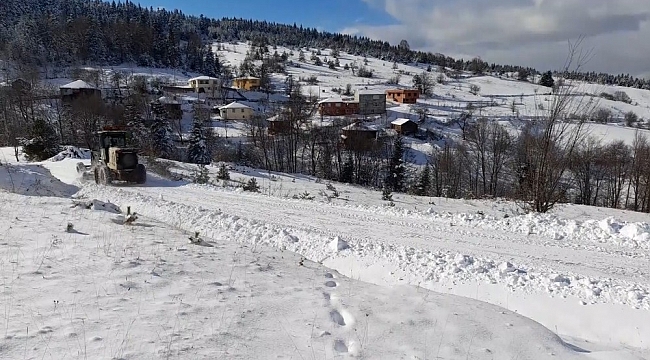 Sinop'ta 41 köy yolu ulaşıma kapandı