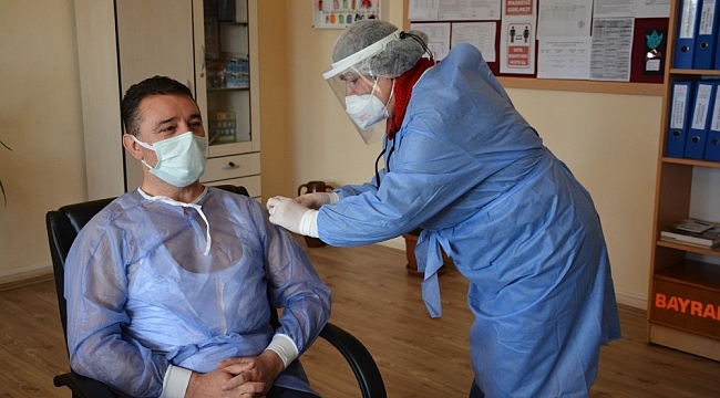 Sinop'ta öğretmenler için aşılama başladı
