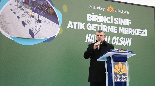Sultanbeyli'de atıklar geri dönüşüme, basket topları potaya