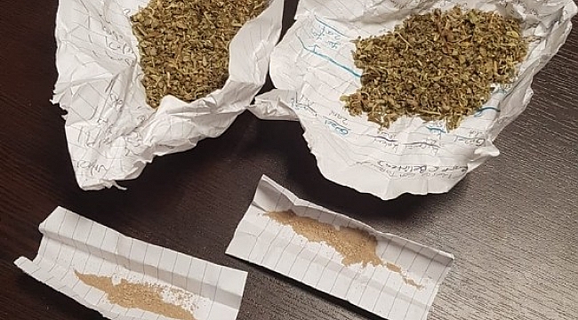 Şüpheli şahıstan uyuşturucu bulundu