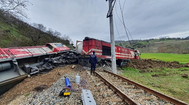 Susurluk'ta tren kazası