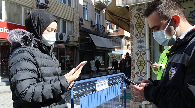 Tarihi çarşıda "HES" kodu uygulaması